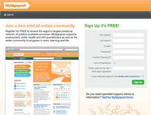 Tablet Screenshot of mysignpost.org